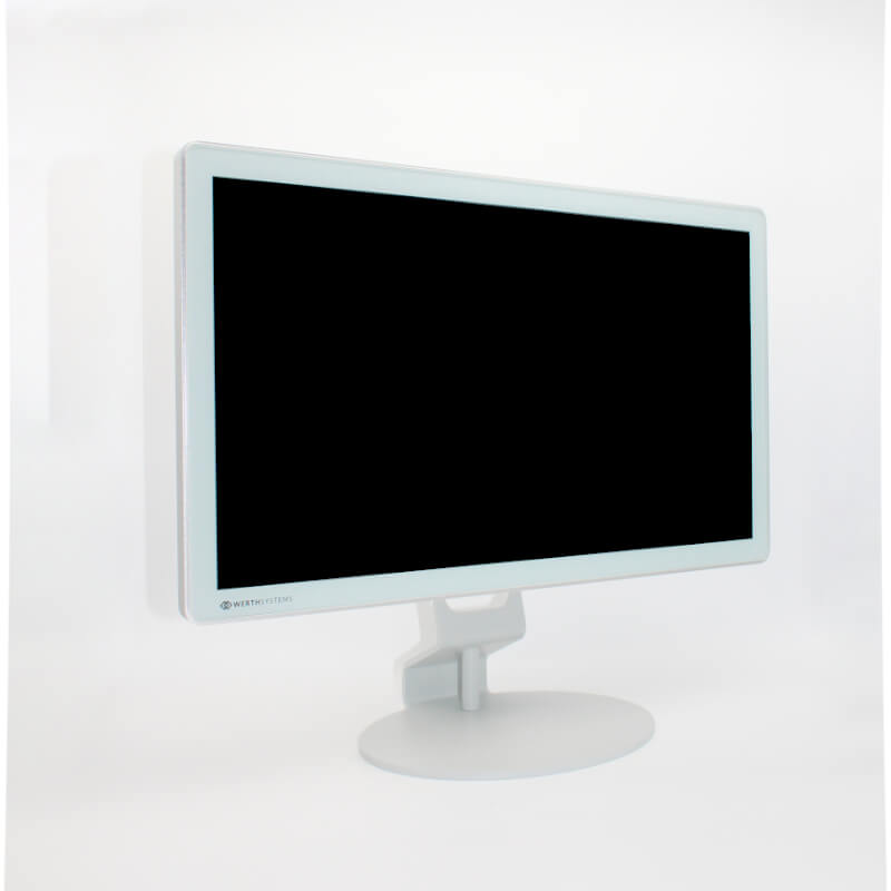Werth Systems PXE 2450 Panel PC frontal angle view
