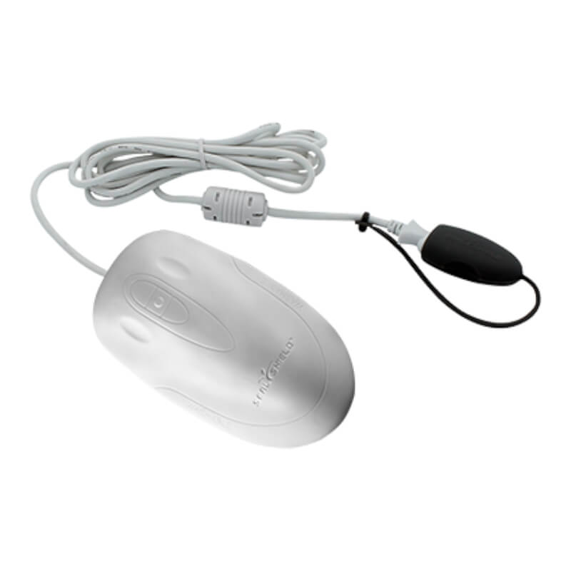 Seal Shield Waterproof Silicone Mouse with cable