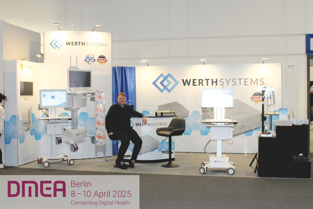 Werth Systems attendance DMEA Germany Fair 2025 full booth view